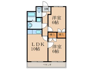 エルザサンリバー戸畑の物件間取画像